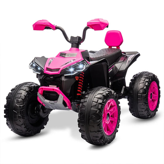 Mukidy 24V Kids Electric Four Wheeler Ride On Toy Car
