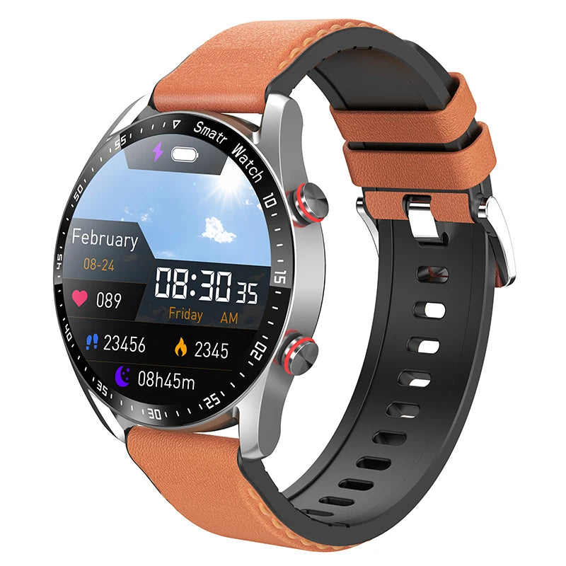 ECG PPG Bluetooth Smart Watch for Men Health Monitor