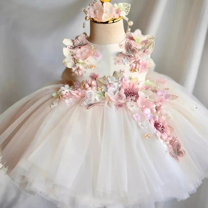 LilBuds Girls Party Dress Princess Pageant Tutu Gown Outfit
