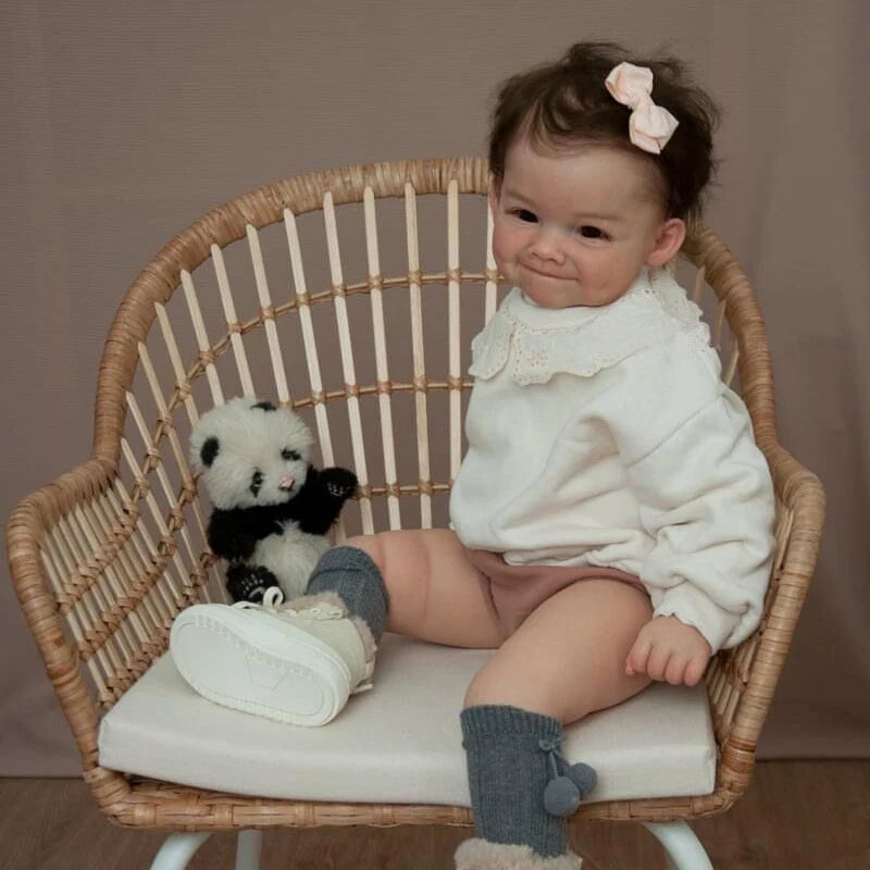 Raya Reborn Toddler Girl Vinyl Doll Hand Painted 3D Skin