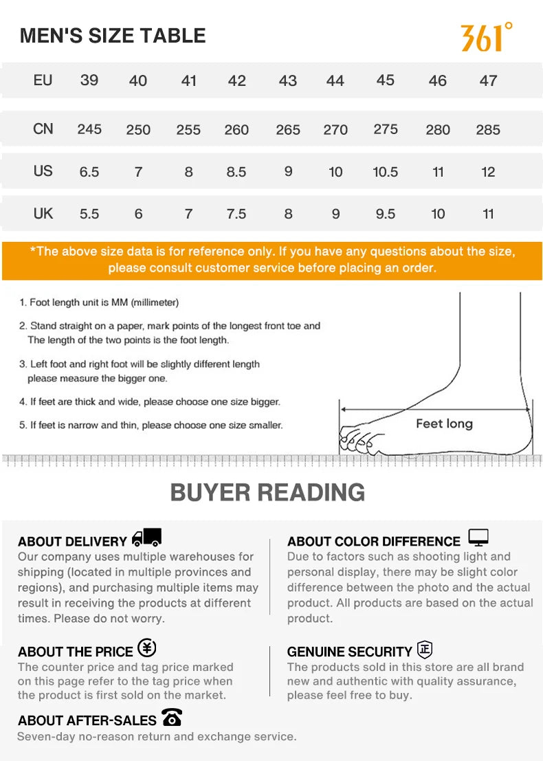 361 Degrees Men Running Shoes New Soft Lightweight Breathable Rebound Casual Shock-absorber Trendy Stable Male Sneaker 572522288