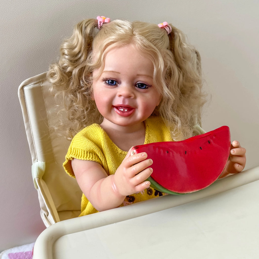 NPK Yannik Soft Silicone Real Touch Reborn Baby Girl Doll