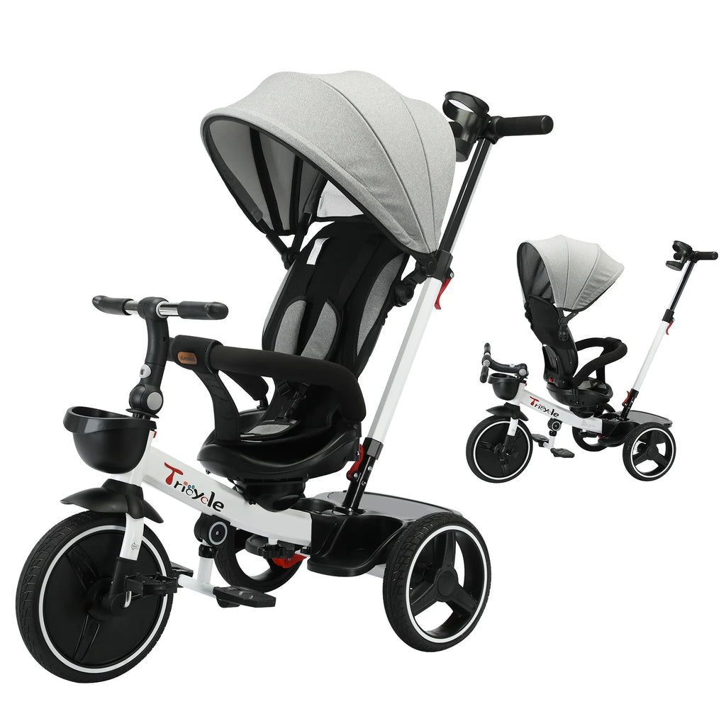Ubravoo Baby Stroller Tricycle 5 In 1 Adjustable Canopy