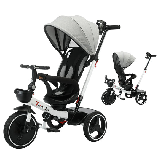 Ubravoo Baby Stroller Tricycle 5 In 1 Adjustable Canopy