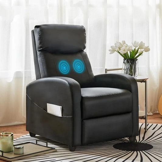 Recliner Chair Massage Leather Recliner Sofa Home Theater