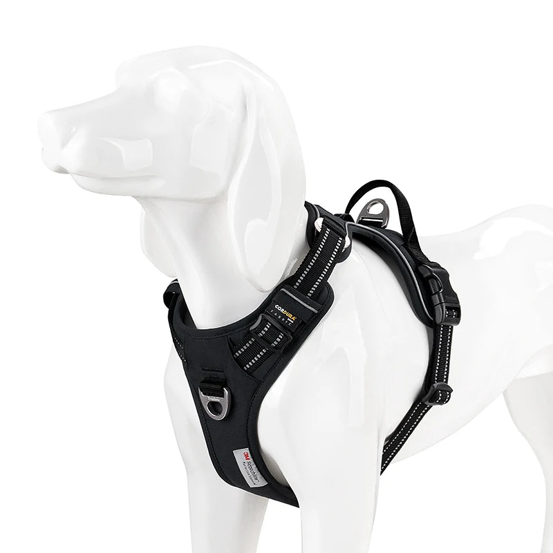 TrueLove Reflective No Pull Nylon Dog Harness Adjustable Step In