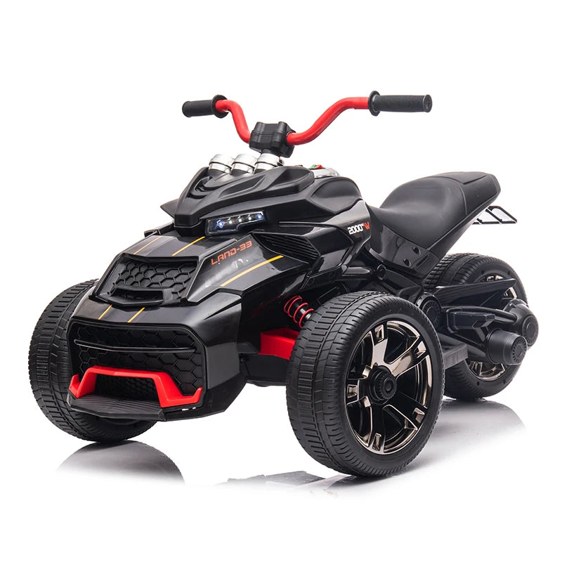 Mukidy 12V Kids ATV Ride On Three Wheels Electric Vehicle