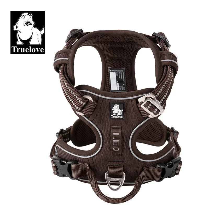 TRUELOVEB Explosionproof Dog Harness Reflective Nylon Adjustable