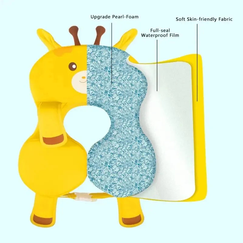 KLEYOU Baby Non Inflatable Pool Float Ring Ages 6-36 Months