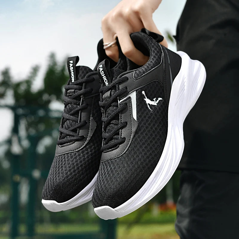 Men Running Shoes Lace Up Casual Outdoor Training Fashion Sneakers Breathable Comfortable Walking