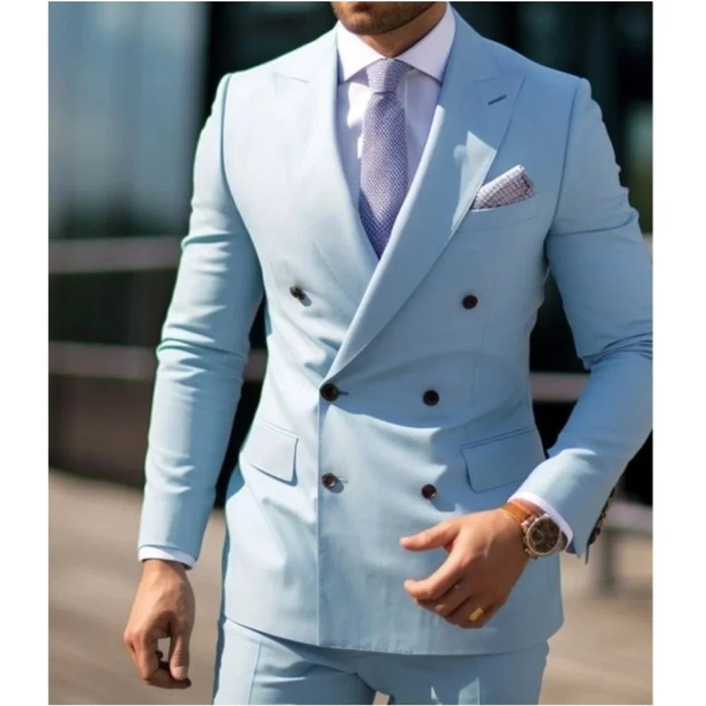 Men's Tuxedo Suit Formal Sparkling 2 Piece With Button