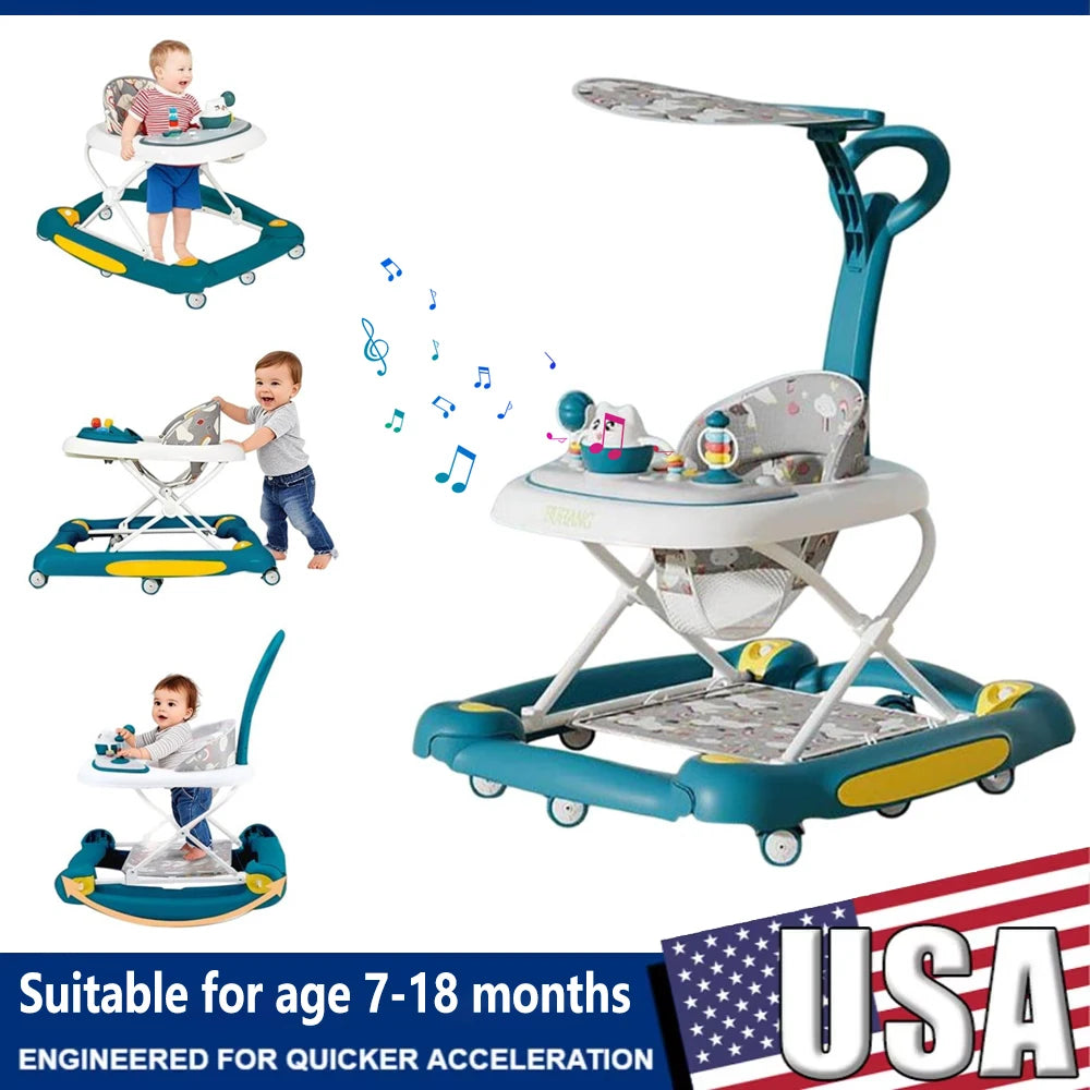 Guangdong CN Baby Walker 6 In 1 With Music Lights Toy Rack