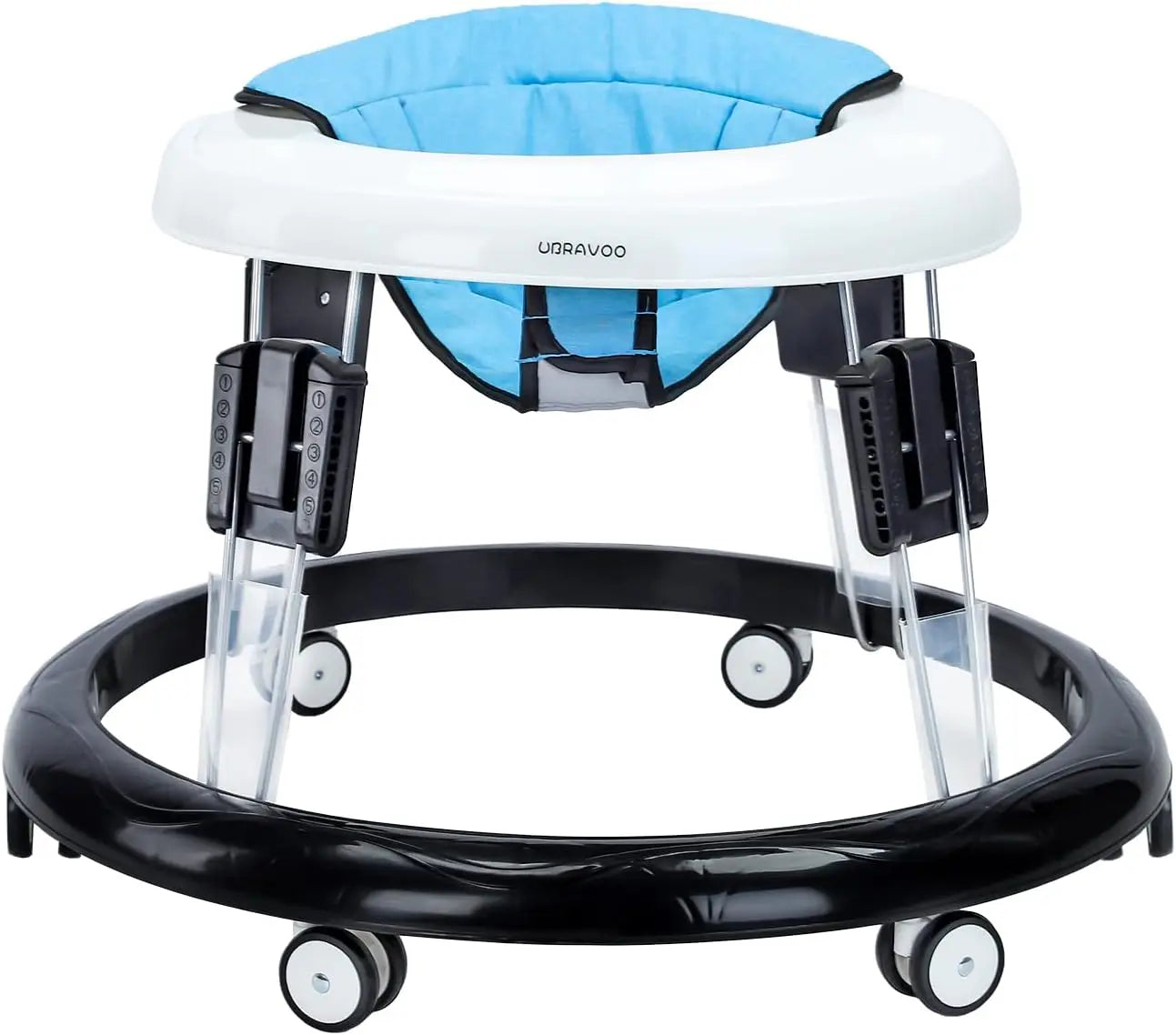 Ubravoo Baby Walker With Universal Wheels Adjustable Height 6-18 Months