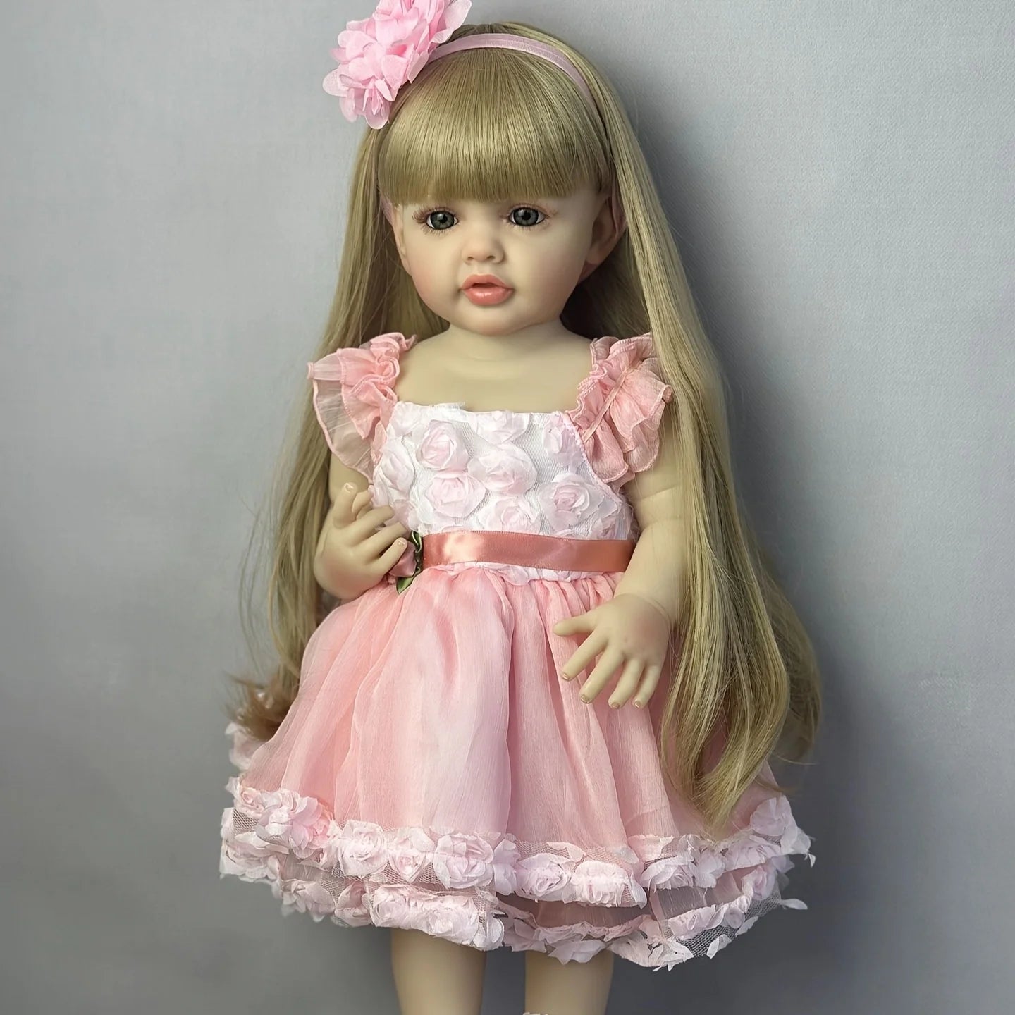 Jiangsu Reborn Doll Full Body Lifelike Vinyl Princess Girl