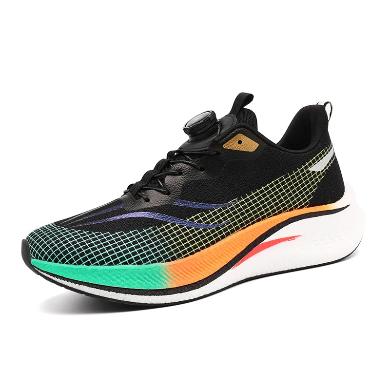 Mens Running Shoes Breathable Mesh Lightweight Summer Marathon Training Sneakers