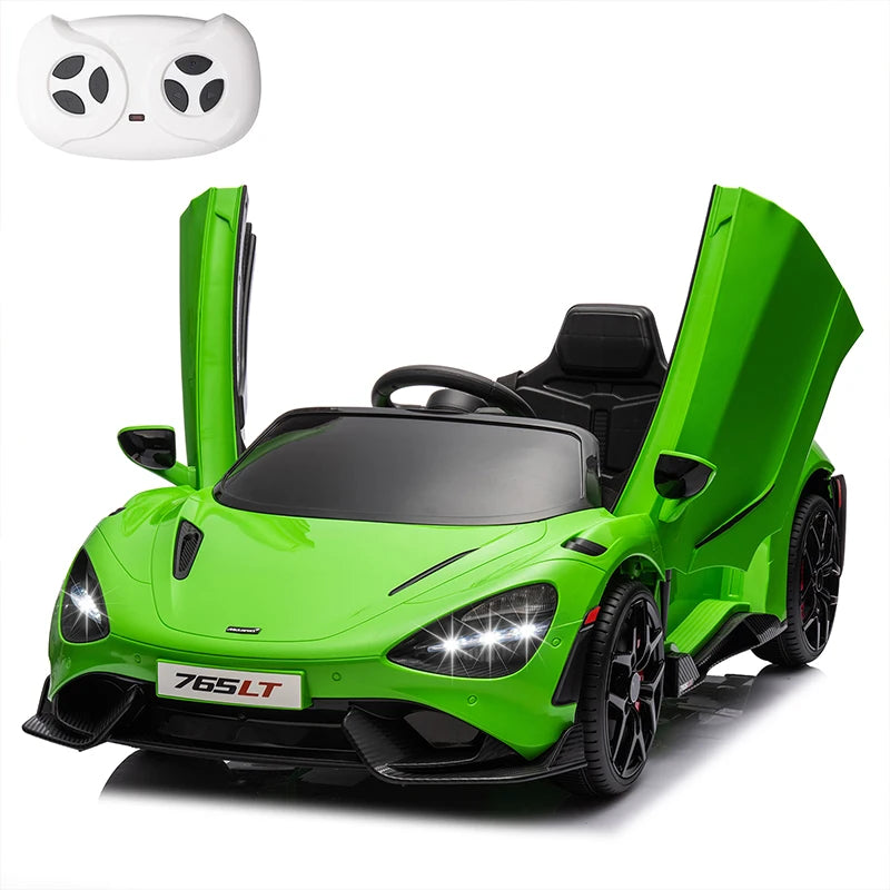 Mukidy 12V Licensed McLaren 765LT Kids Ride On Car