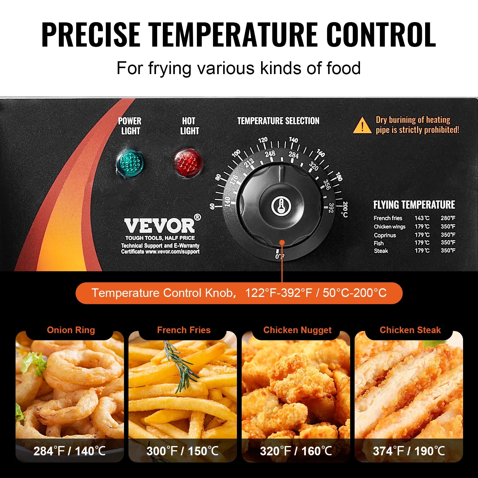 SucceBuy Dual Tank Electric Deep Fryer With Removable Tanks