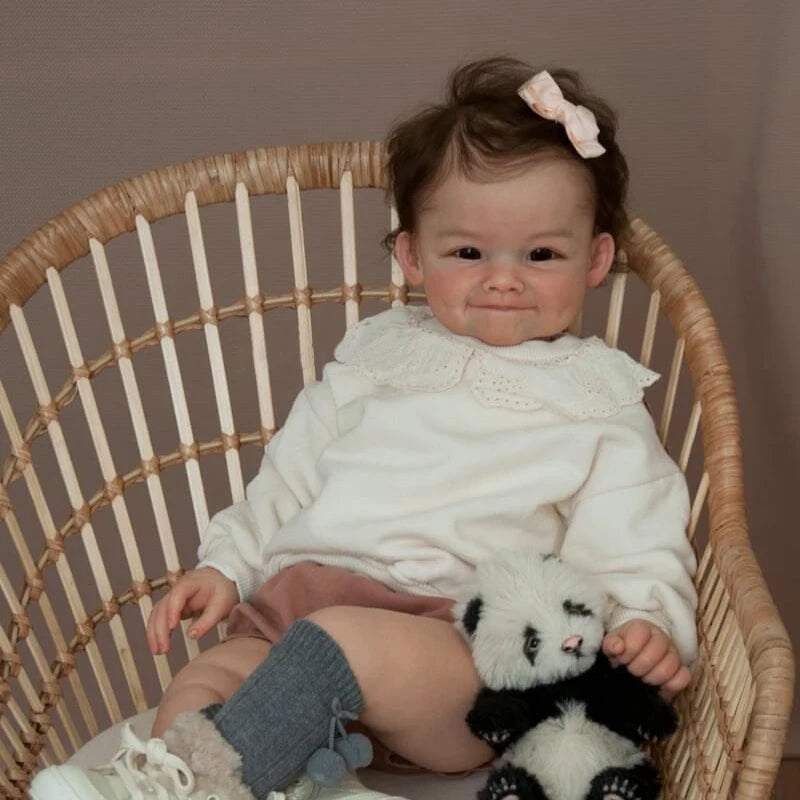 Raya Reborn Toddler Girl Vinyl Doll Hand Painted 3D Skin