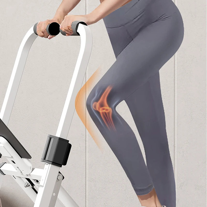 KBQ Vertical Climbing Machine Folding Exercise Equipment for Full Body Workout