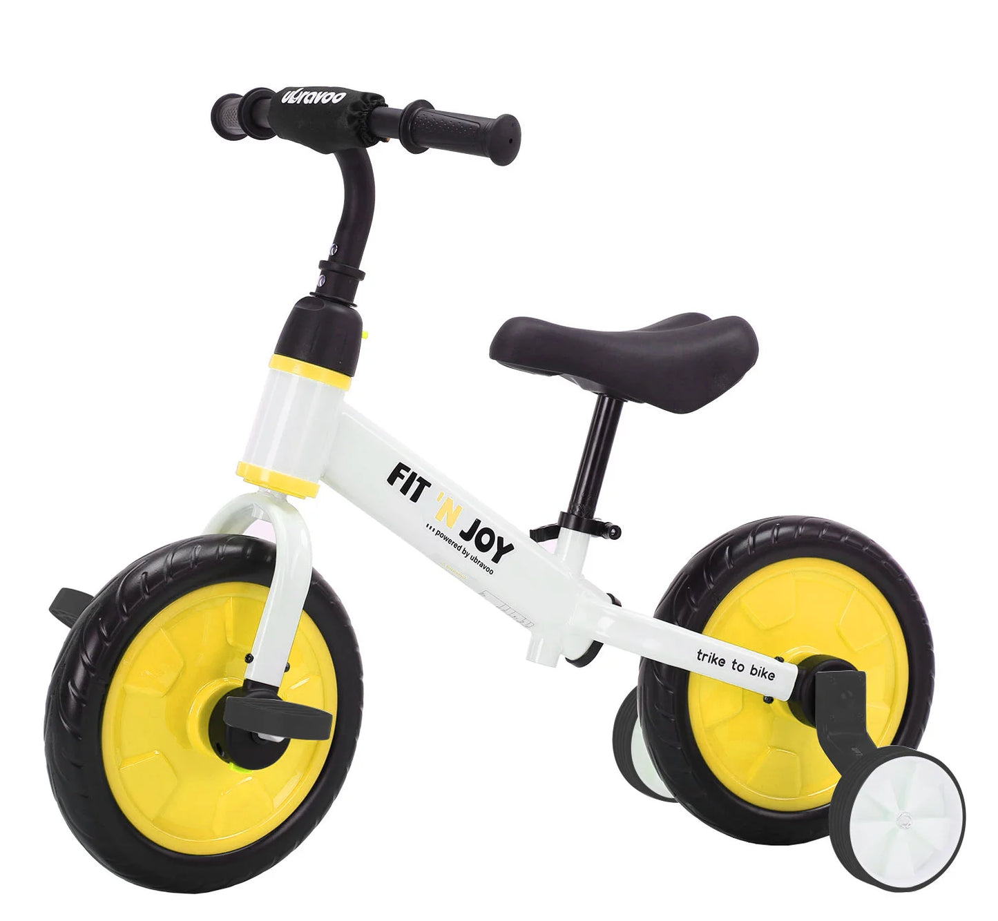 UBRAVOO Fit N Joy Beginner Toddler Training Bicycle 4 In 1