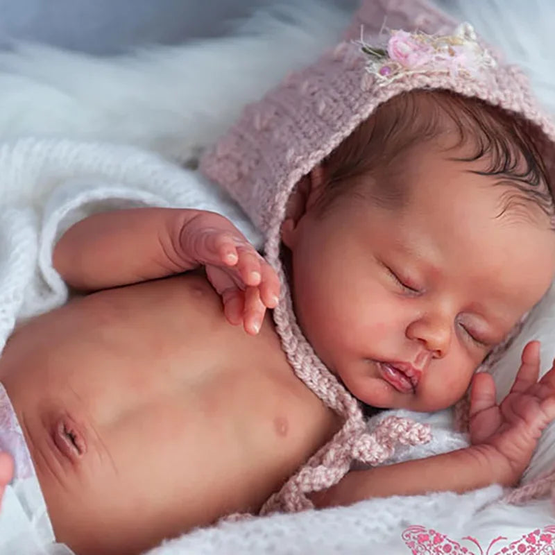 Shanghai Reborn Doll Parts Kit Vinyl Painted Body Head Limbs