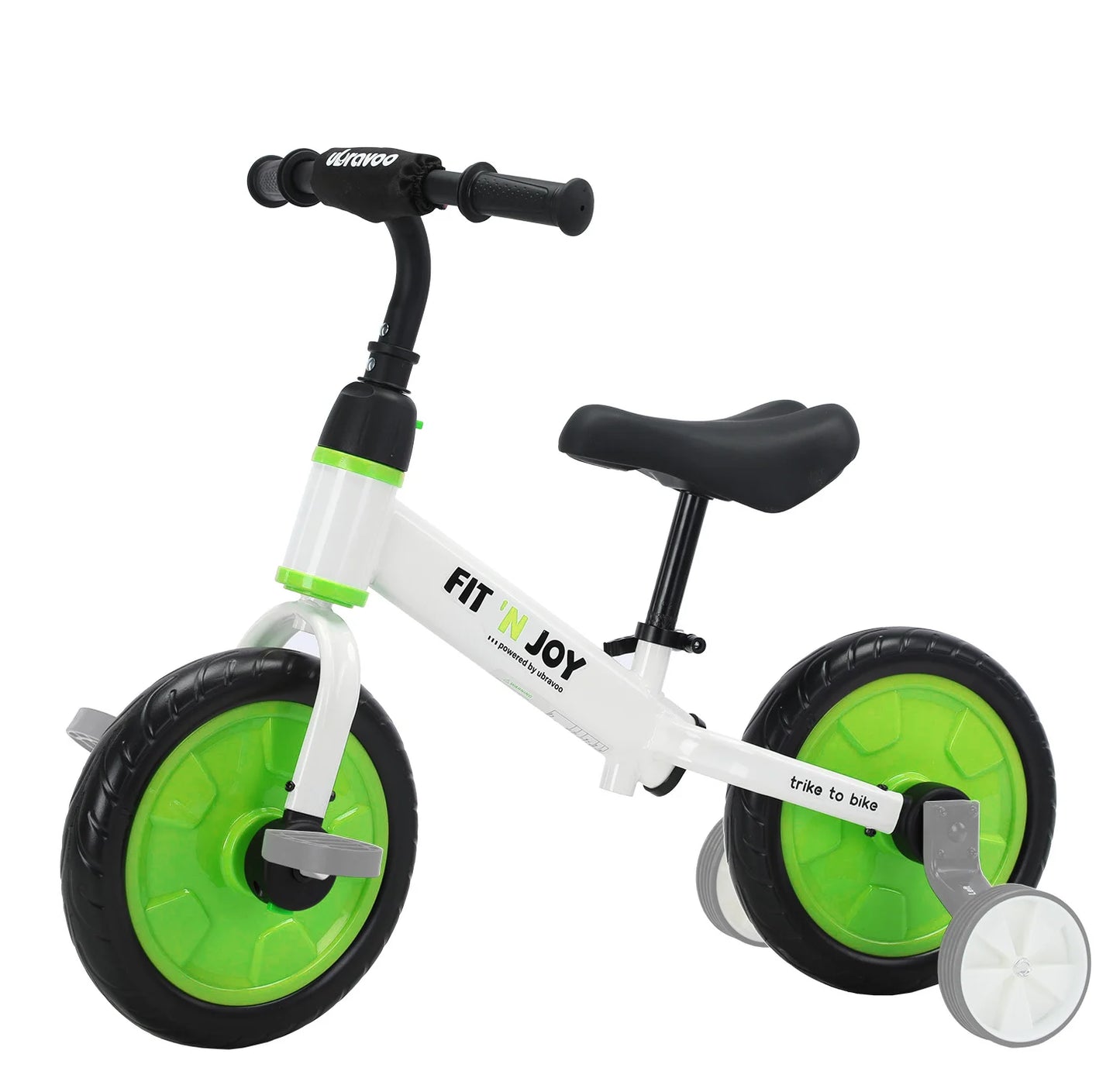 UBRAVOO Fit N Joy Beginner Toddler Training Bicycle 4 In 1