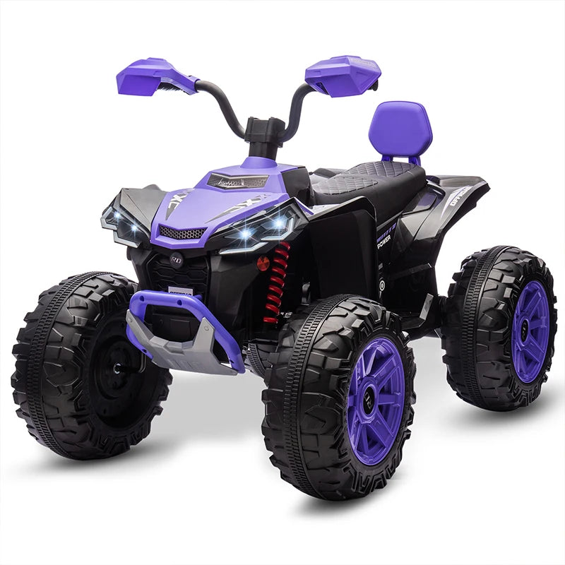 Mukidy 24V Kids Electric 4 Wheeler Ride On Toy Vehicle