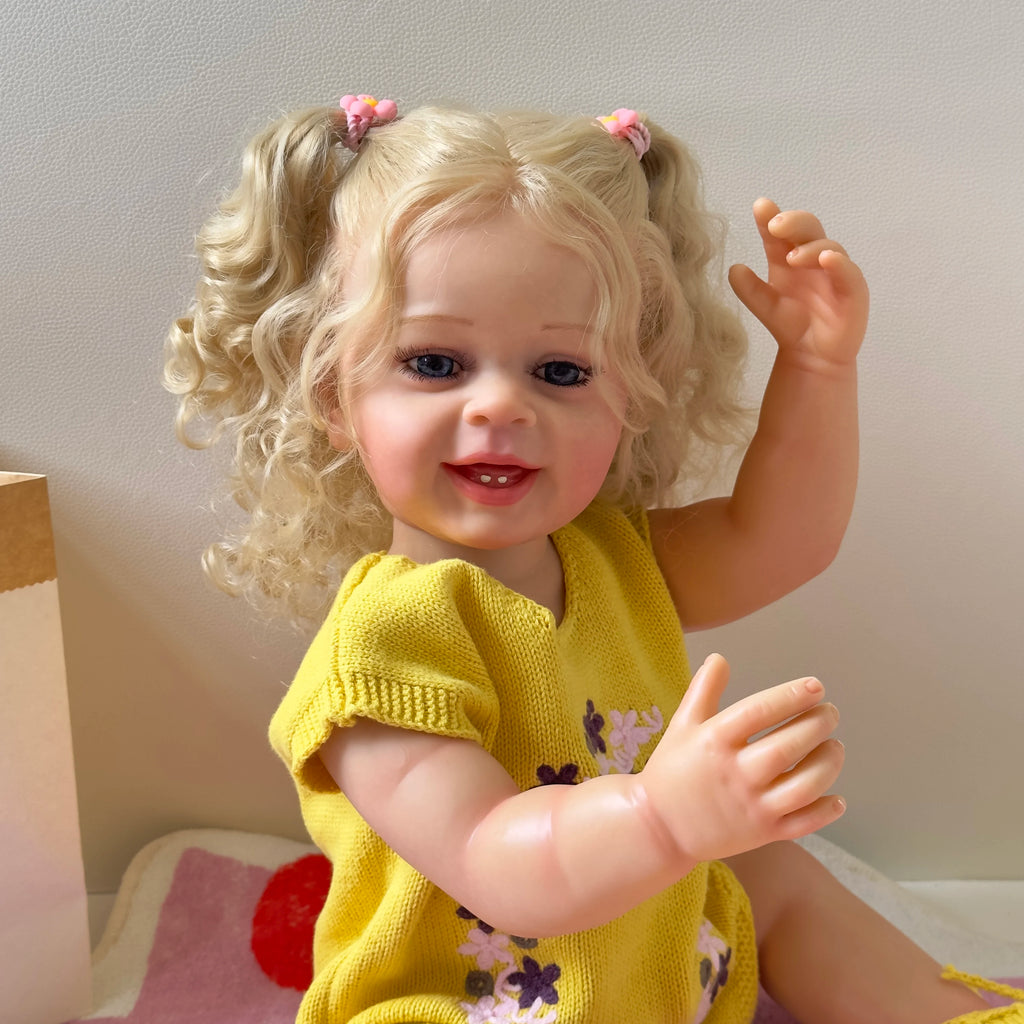 NPK Yannik Soft Silicone Real Touch Reborn Baby Girl Doll