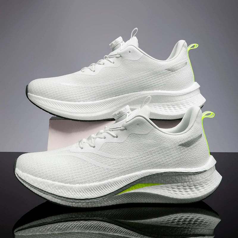 Mens Running Shoes Breathable Mesh Lightweight Summer Marathon Training Sneakers