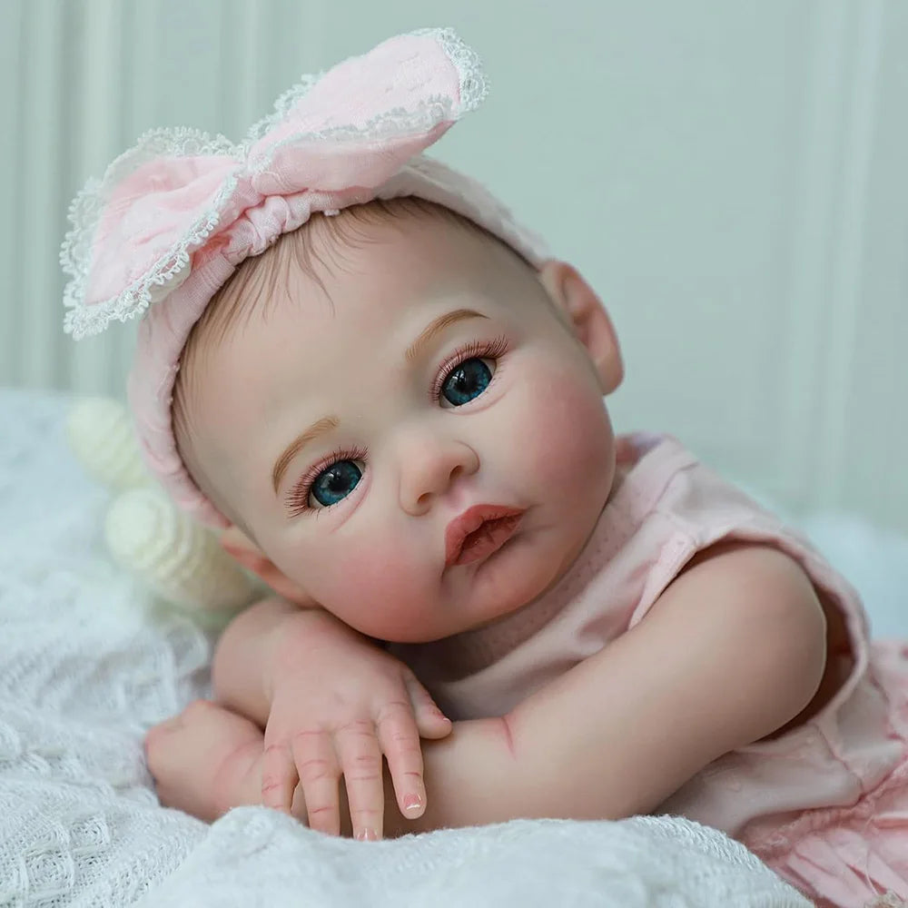 Lifelike Silicone Vinyl Reborn Doll Realistic Newborn Toy