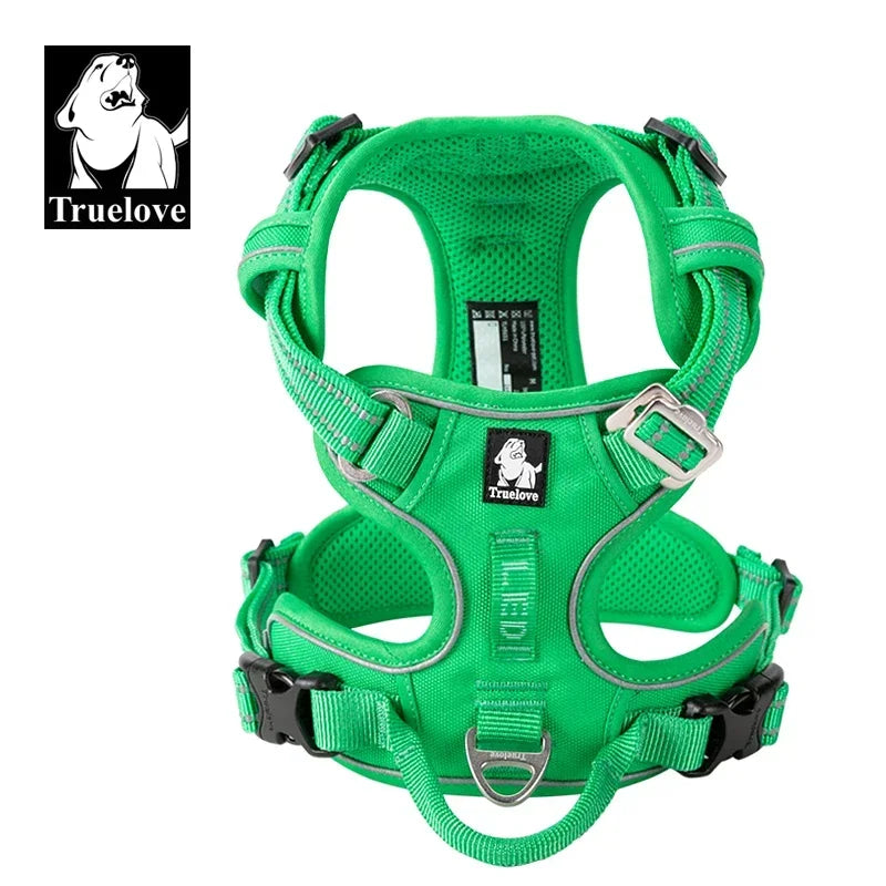 TrueLove Dog Harness Explosion-Proof Reflective Nylon Easy Adjust