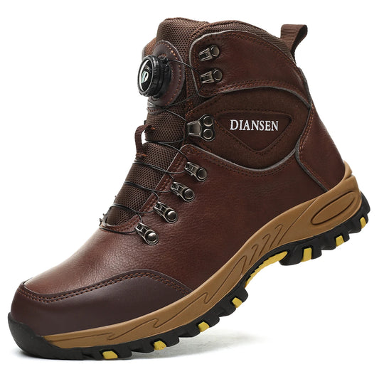 Men's Safety Work Boots Indestructible Steel Toe Anti- Smash Resistant Stab Proof Safety Shoes Breathable Slip-Resistant Durable