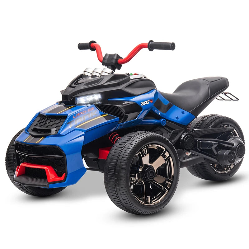 Mukidy 12V Kids ATV Ride On Toy Three Wheel Vehicle