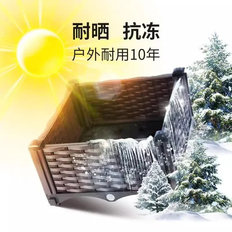 Hign-concerned Plastic Balcony Flower Pot For Outdoor Use