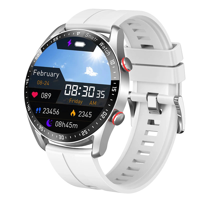 ECG PPG Bluetooth Smart Watch for Men Health Monitor