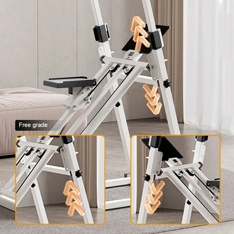 KBQH Vertical Folding Climbing Machine for Full Body Cardio