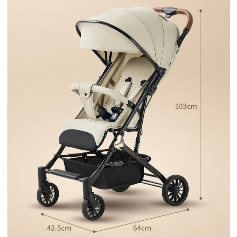 Warm House Portable Baby Stroller Sit Or Lie Down Lightweight