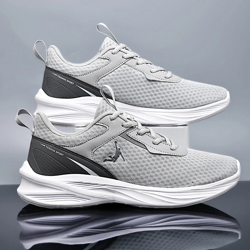 Men Running Shoes Lace Up Casual Outdoor Training Fashion Sneakers Breathable Comfortable Walking