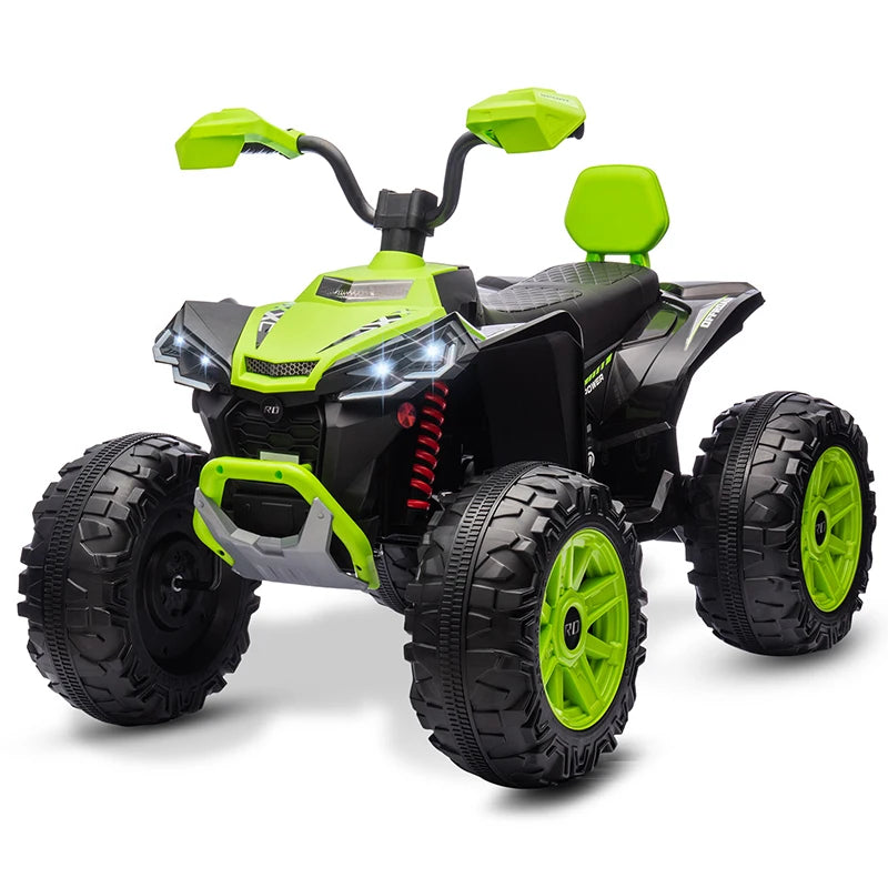 Mukidy 24V Kids Electric 4 Wheeler Ride On Toy Vehicle
