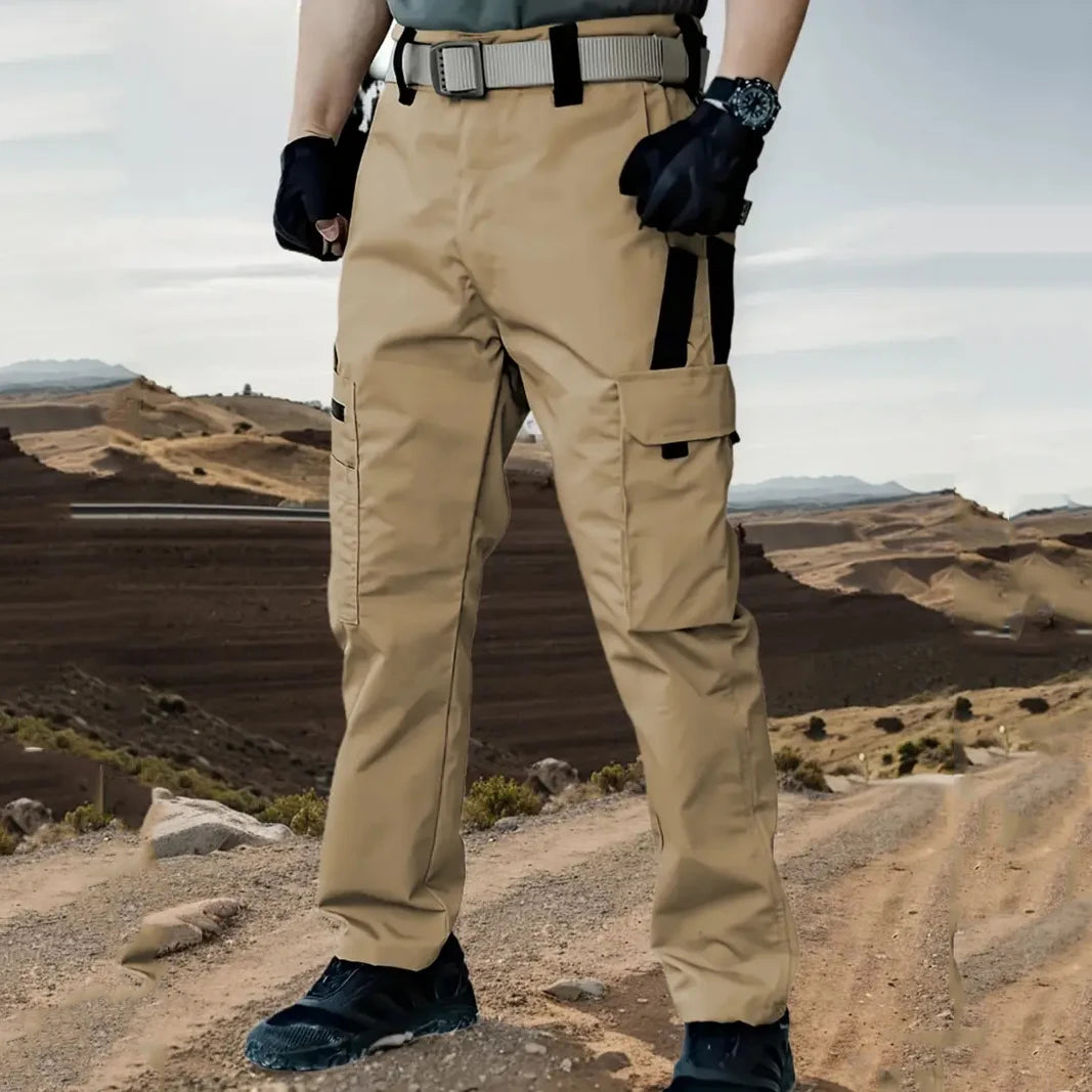 Men's Outdoor Tactical Cargo Pants 2-Piece Set For Work