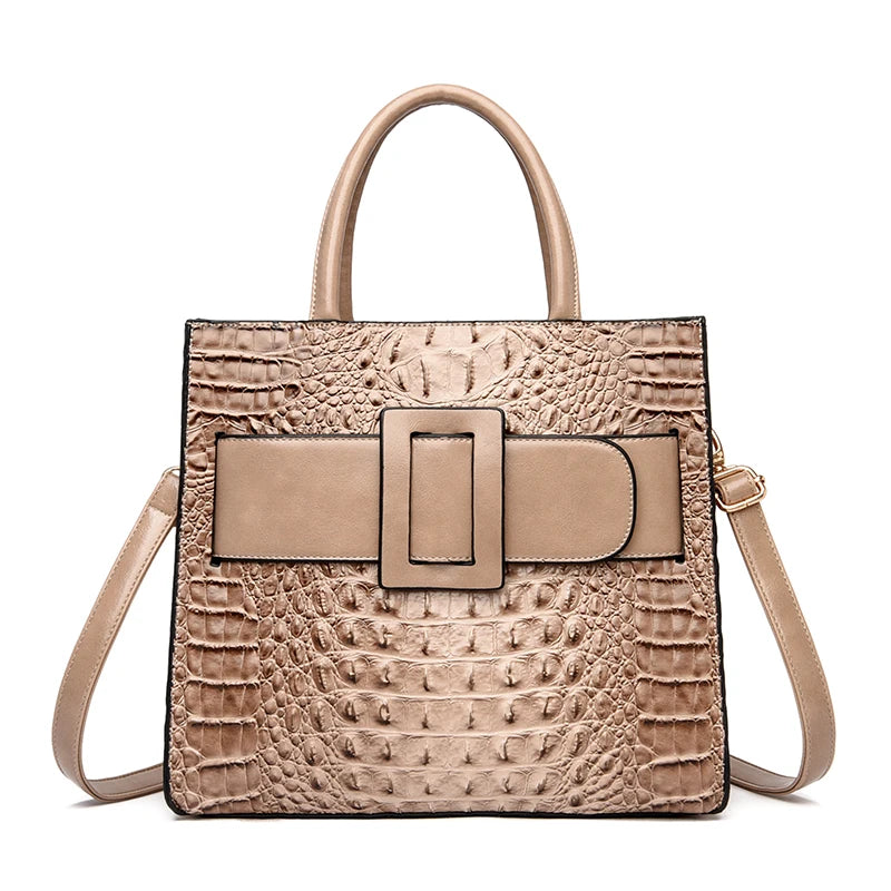 SZHIYCN Crocodile Pattern Leather Crossbody Shoulder Bag For Women Luxury