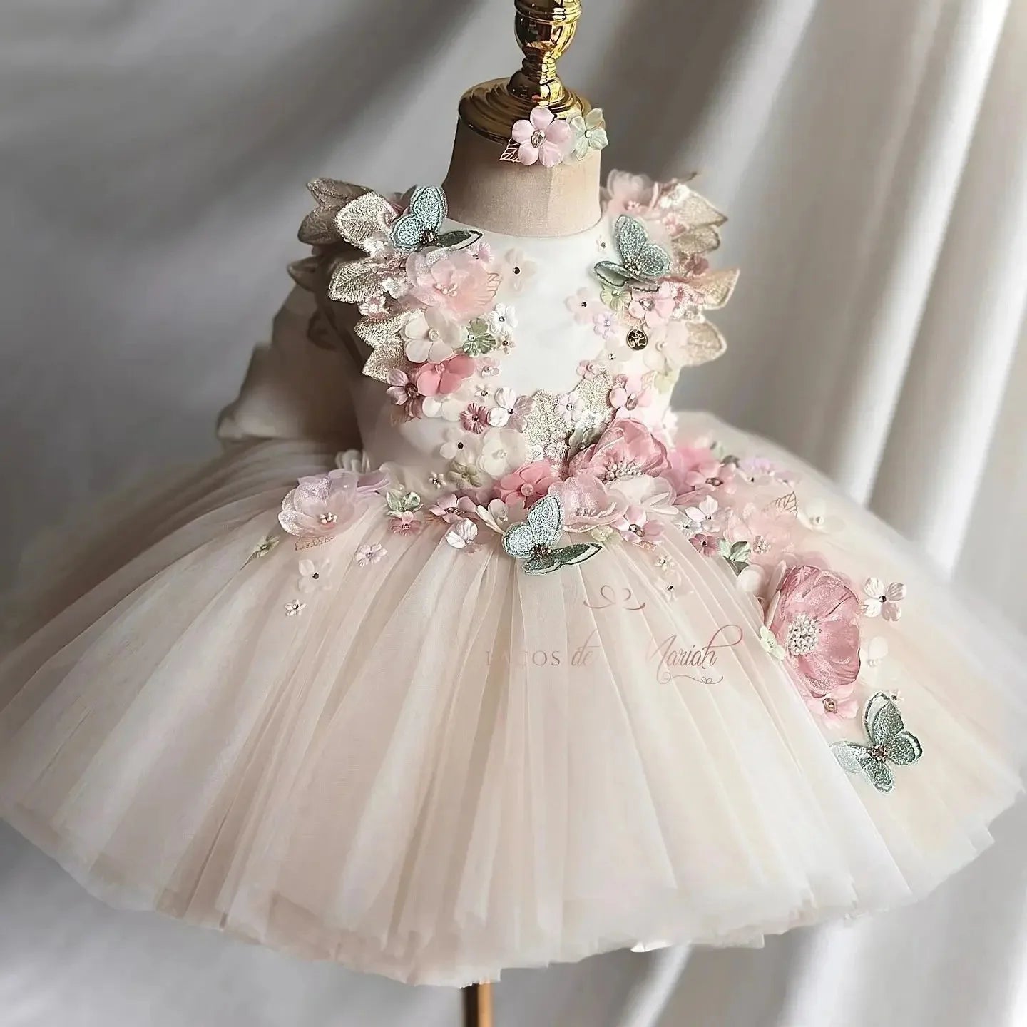 LilBuds Girls Party Dress Princess Pageant Tutu Gown Outfit