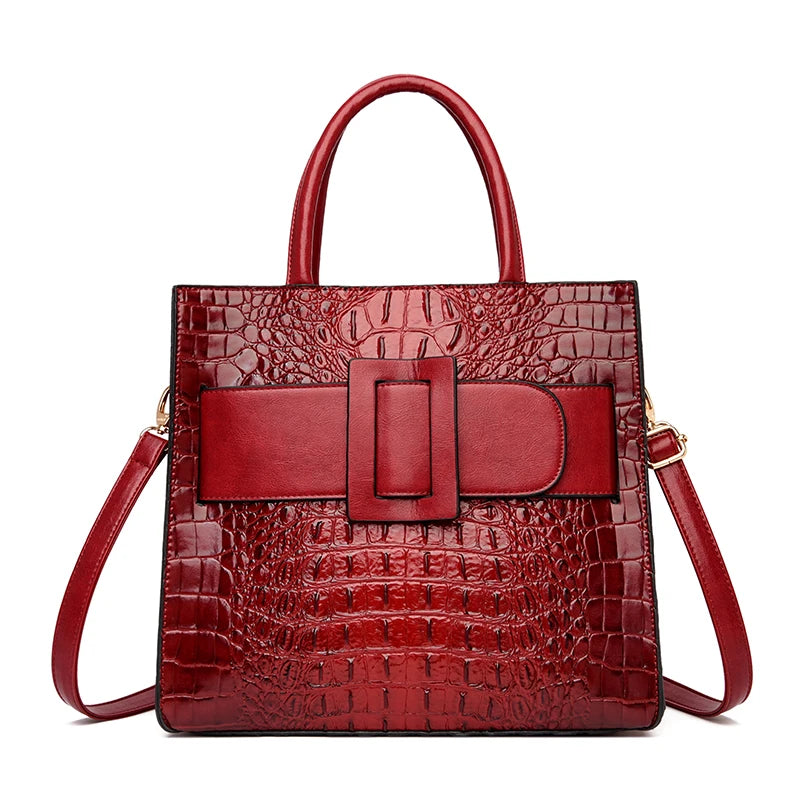 SZHIYCN Crocodile Pattern Leather Crossbody Shoulder Bag For Women Luxury