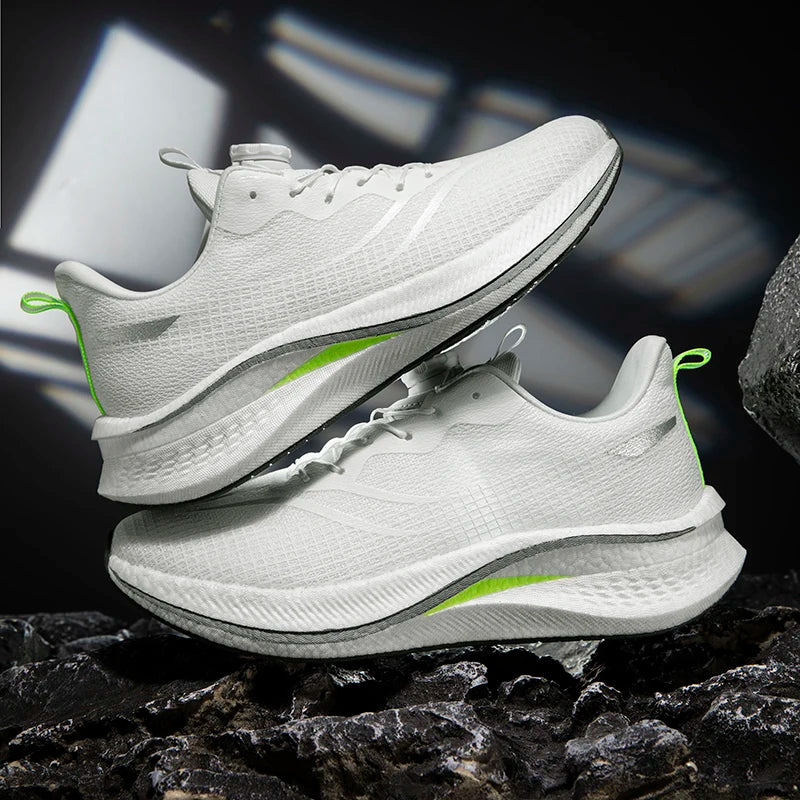 Mens Running Shoes Breathable Mesh Lightweight Summer Marathon Training Sneakers